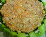 A picture of step 4 of Ground Chicken Wrapped in Bok Choy.