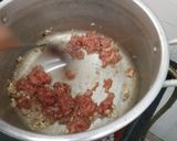 Hình bước làm 3 của món Canh rau tần ô thịt băm
