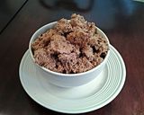 A picture of step 1 of Chocolate Angel food Cake Parfait with Strawberry Cream.