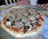 A picture of step 11 of cowboy pizza.