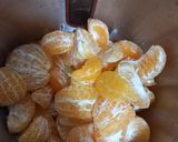 A picture of step 1 of Tangerine juice.