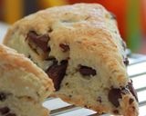A picture of step 8 of Chocolate Scones.