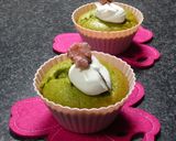 A picture of step 9 of Oil-Free Green Tea Muffins.