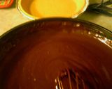 A picture of step 3 of Sunshine's chocolate- cream pie.