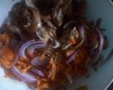 A picture of step 1 of Chicken shawarma.