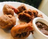 A picture of step 4 of Prawn Pakora.