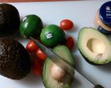 A picture of step 1 of Guac-holy-mole.