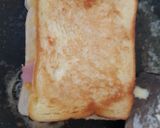 A picture of step 4 of My Lunch Toastie Sandwich.😀.