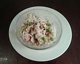 A picture of step 3 of Crab Salad with Ham Crostini.