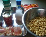 A picture of step 1 of Fried Soybeans and Chicken Nuggets.
