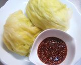 A picture of step 3 of Ssambap: Rice Stuffed Cabbage Wraps.