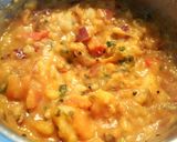 A picture of step 16 of Mashed potato curry.