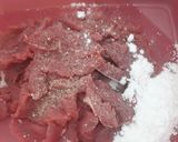 Foto langkah ke 2 dari resep Bistik Sapi Jamur.