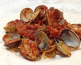 A picture of step 18 of Authentic Vongole Rosso Clam Pasta.