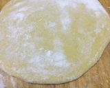 A picture of step 5 of Puran poli/green moong dal.