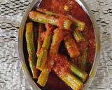 A picture of step 7 of Punjabi Drumsticks Sabji.