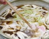 A picture of step 2 of Shabu-Shabu Hot Pot with Pork and Scallions, Served with Salt.