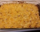 A picture of step 16 of Taisen's cheesey chicken, bacon ranch casserole.
