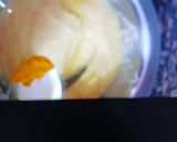 A picture of step 4 of Moong Dal Chilla.