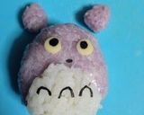 A picture of step 3 of Totoro Character Bento.