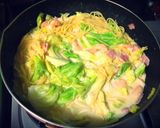 A picture of step 3 of Cream Pasta Soup.