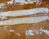 A picture of step 5 of TL's Garlic Knots.