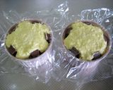 A picture of step 8 of Striped No-Bake Cheesecake.
