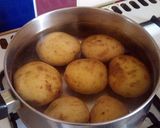 A picture of step 1 of Vickys Garlic and Sesame Potato Wedges, GF DF EF SF NF.