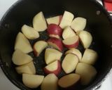 A picture of step 1 of Cabbage and Sausage.