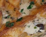 Une image de l'étape 7 de Quiche forestière aux champignons, potatoes et mozzarella.