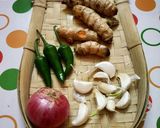 কাঁচা হলুদ ভাজি (kancha holud bhaji recipe in Bengali) রেসিপির ধাপ 1 ছবি
