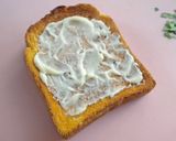 A picture of step 6 of Anchovy Flavored Eggplant on Toast.