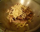 A picture of step 5 of Steamed Mushrooms and Chicken Tenderloins with Cheese.