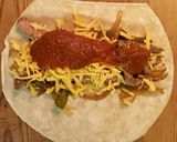 A picture of step 9 of Beef Enchiladas.