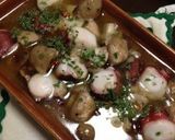 A picture of step 4 of Octopus and Mushroom Ajillo in 5 Minutes.
