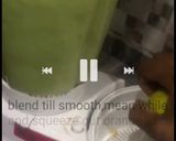A picture of step 2 of Cucumber Ginger cooler.