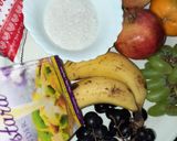 A picture of step 1 of Vanilla fruit Custard.