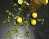 A picture of step 2 of Pudina nimbu ki shikanji.