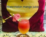 A picture of step 4 of Watermelon 🍉 mango juice.