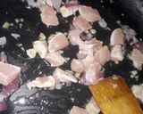 A picture of step 2 of Chinese fried rice.