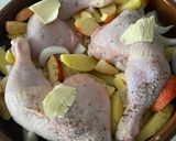 Foto del paso 3 de la receta Pollo Al horno con Cerveza y Manzana 🍏!!!!!