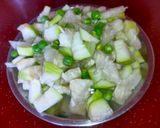 A picture of step 1 of Gourd Curry.