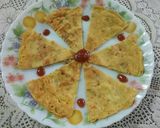A picture of step 7 of Besan ka chila 😊😊😊.