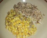 Foto del paso 2 de la receta: Arroz en sartén con cerdo, zanahoria y maíz tierno