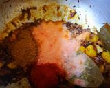 A picture of step 3 of Hara Chana Masala Curry.