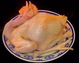 Hình bước làm 1 của món Gà Hấp Muối Hành Gừng Hongkong - 薑蔥蒸雞 (Geung Cung Zing Gai)
