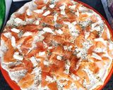 Une image de l'étape 4 de Tarte fine au saumon 😋#tablierdor2023.