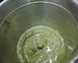 A picture of step 3 of Lahsuni Palak Paneer.