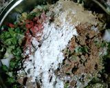 A picture of step 3 of Veg kurkure balls.