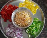 A picture of step 1 of Veg pasta.